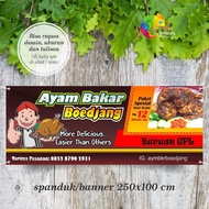 ready Spanduk, Banner Ayam Bakar murah