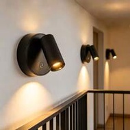 1pc Rechargeable LED Mini Spotlight, 3 Color Temperature Switching With Stepless Dimming, Can Be Wal