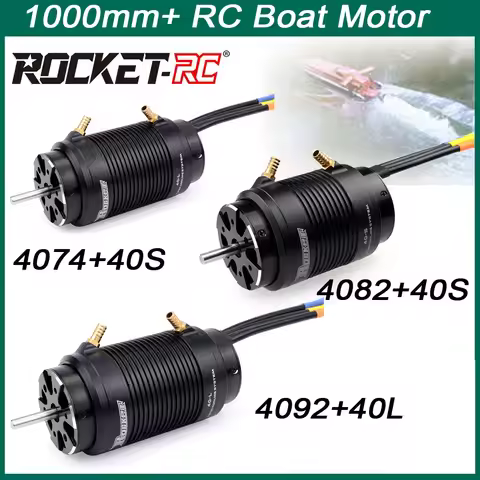 Rocket 4074 4082 4092 1900KV 1600KV 1520KV 1250KV 2250KV 1700KV Brushless Motor Water Cooling Jacket