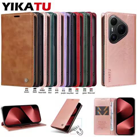 Wallet Leather Case For Huawei Nova Y90 Y70 Plus 14 5G 12S 4G 12 11 SE 9 8i 5T 3E 2i Lite 3 Y6 Y5 Y9