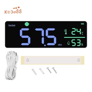 DM1306D Digital Decibel Sound Meter Smart Wall Mounted Noise Detector 30-130DB Temperature and Humid