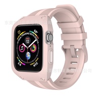 Suitable for Apple Watch1234567Generation Apple watch Apple Protective Case Protective Case Silicone