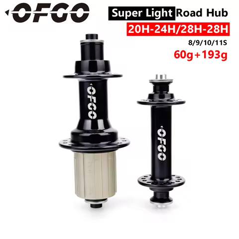 OFGO Super Light Road Bike Hub 20H 24H 28H 8/9/10/11S Rim Brake 9x100 10x130 V Brake Bicycle Hubs A2