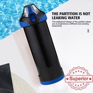 Portable Creative 480ml Water Bottle With Hiding Phone Pocket Secret Pill Organizer Bottle D7f1