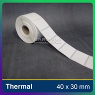 XPrinter Barcode Sticker Label 40x30mm 40 x 30 mm Thermal 40x30 1 Line