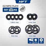 รวม SET แผ่นน้ำหนัก 2 นิ้ว รุ่น Olympic Plate เซ็ตแผ่นน้ำหนัก 40-150KG. แผ่นโอลิมปิค - Homefittools