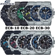 CASIO Edifice รุ่น ECB-10 ECB-20 ECB-30 series นาฬิกาชาย Bluetooth Mobile Link ประกัน CMG 1ปี ECB EC