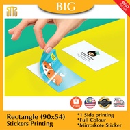 Mirrorkote Sticker 9CM x 5.4CM_Direct Factory