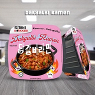 DOKKAEBI Dakgalbi Ramen Halal Spicy Instant Noodle Ready-To-Eat Self Heating Food Makanan Segera Kor