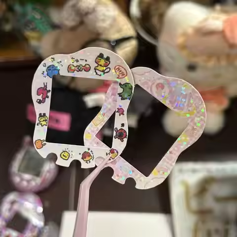 Kawaii Tamagotchi Uni Adhesive Panel Paper Uni Accessory Decorative Panel Paper Sticker