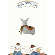 Wool Alpaca keychain