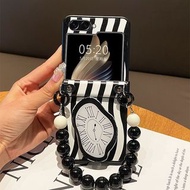 Black&amp; White Colour Samsung Flip 5 Phone Case $95包埋順豐郵費⚠️🤩