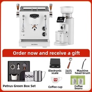 Petrus PE3922 Commercial Semi-Automatic Coffee Machine Double Boiler for Home Italian Espresso Extra