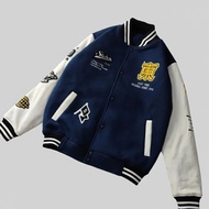 Men's Varsity Baseball Jacket - Women's Baseball Jacket - Men's Bomber Jacket Sweater with Full Embr