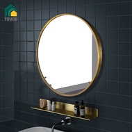 YIXIN Round toilet mirror Circle mirror Wall hang Mirror Round explosion proof bathroom mirror Wall mirror