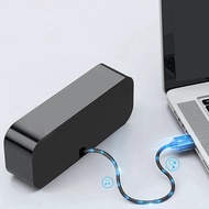 TECHCHIP-Portable USB Computer Speaker Pc Speaker Mini Sound Bar Stereo Sound for TV/Laptop/Computer