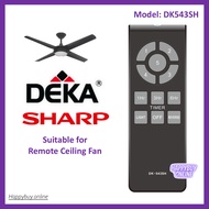 Compatible Deka Ceiling Fan D3 D4 D5 DN R3 R4 R5 Remote Control Remote Kipas Siling Deka Sharp