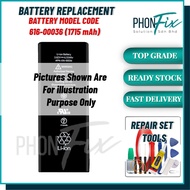 PhonFix Compatible For 6S BATTERY BATERI APN: 616-00036 (1715 MAH) / 6S PLUS BATTERY BATERI APN:616-