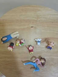 蠟筆小新公仔 杯緣公仔一套