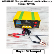 OTOHEROES Charger Aki Mobil Lead Acid Battery Charger 12V/24V / Charger aki mobil / Charger aki mobil Lead / Alat pengisi daya aki mobil / peralatan mobil