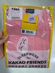 Kakao Friends Loungewear Female Free Size 夏天涼感睡衣系列 Apeach (粉紅大頭)