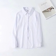 Rymola Women's White Shirt, Wrinkle-Free, Concealed Buttons, Big Size Long Sleeves, White Shirt, Off