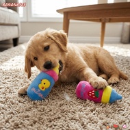 BANANA1Z6 Plush Dog Toy, Built In Squeaker Soft Squeaky Dog Toy, Pet Entertainment Lightweight Bottl