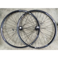 26 inch wheelset oyawa full black with novatec sealbearing hub