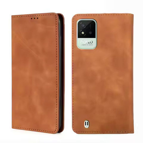 Luxury Flip Leather Phone Case For Realme Narzo N53 N55 60x 10A 20A 30A 20 50 Pro 4G 5G 30 50A 50i P