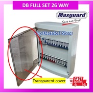 DB BOX 26 WAY (FULL SET) EPS/MAXGUARD DISTRIBUTION BOARD SIRIM APPROVED (SINGLE PHASE)