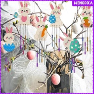 [Wenodxa] 12-piece Wind Chime Craft Kit, DIY Wind Chime Craft Kit, DIY Painting Kit, Wood Art And Cr
