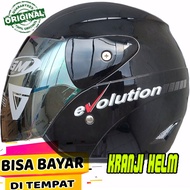 Helm gm evolution solid black terpopuler