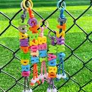 1pc Custom Handmade Keychain, Colorful Letter & Number Combination, Cute Star Design, Suitable As Gi