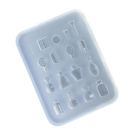 REREV Dressing Table Accessories Mold Flexible Silicone Jewelry Pendant Crafting Mould