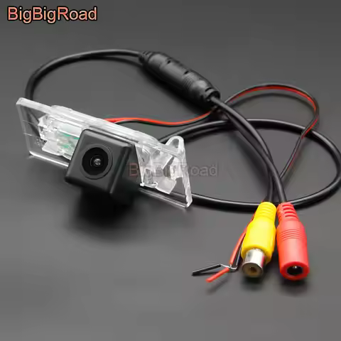 BigBigRoad Vehicle Wireless Car Rear View Parking Camera HD Color Image For Audi A1 A3 A6 C5 C6 TT 8