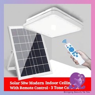 Beauty 2u Solar 3 Tone Color Modern Indoor Ceiling Light Lamp Led Bulb Remote Control Pelita Lampu R
