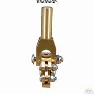 BRABRAA Guitar Presser, Brass Color Brass Fret Press Tool, Professional Fret Repair Tool For Fret Le