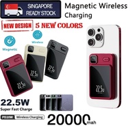 20000mAh Magnetic power bank Wireless Power Bank 20000mAh fast charging With Type c Portable charger