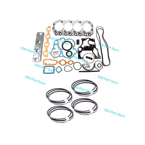 D201 Full Gasket Kit Set+Piston Ring 4-Cylinder 88*2+2+2 For ISUZU Engine Cylinder Head Gasket Overh