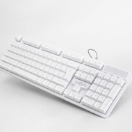 IWACHI K5 คีย์บอร์ดไฟ RGB แสงไฟสี/แสงไฟขาว คีย์บอร์ดเกมมิ่งมีสาย แป้นพิมพ์ภาษาไทย เสียงเบา