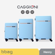 bbag shop : Cagggioni กระเป๋าเดินทางล้อลาก รุ่นเฮนรี (Henry C23021) [20นิ้ว/24นิ้ว/28นิ้ว] วัสดุABS 4 ล้อ ล้อคู่ หมุนได้ 360 องศา ระบบล็อคสากล TSA คาจีโอนี่