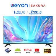 Sakura Android Smart TV LED Television (32"/40"/43")