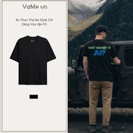 FlexFitTM Men's T-Shirt with Neon Print "Nhat Karma for AI" The No Style 231 Fit F3 24780 |YaMe|