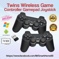 Gamepad [TWINS] Wireless Controller Joystick Double Shock USB for Android TV Box PC Smart TV