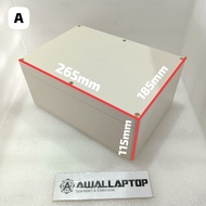 Abs plastic box waterproof universal electronic box DIY box 265x200x110mm