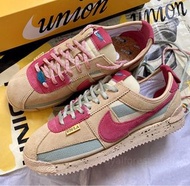 全新 Union x Nike Cortez SP Sesame 阿甘鞋 棕粉 男女同款