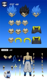 New Tonsenarttoys Kamione 02A 02B Dragon Ball Z Gojita SHF Super Saiyan SSJ Gogeta Dragon Anime Acti