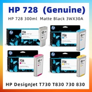 HP 728 Ink Cartridge Hp 728 300ml (Genuine) Matte Black 3WX30A  Hp DesignJet T730 T830 730 830 Print