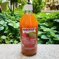 Fairchild's Sugar-Free Organic Apple Cider Vinegar Pure No Additives Recommended By Water Berger Mr.