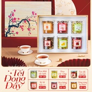 Set quà sum vầy gồm 9 loại ô mai trà thảo mộc mang phong vị truyền thống ý nghĩa ấm áp